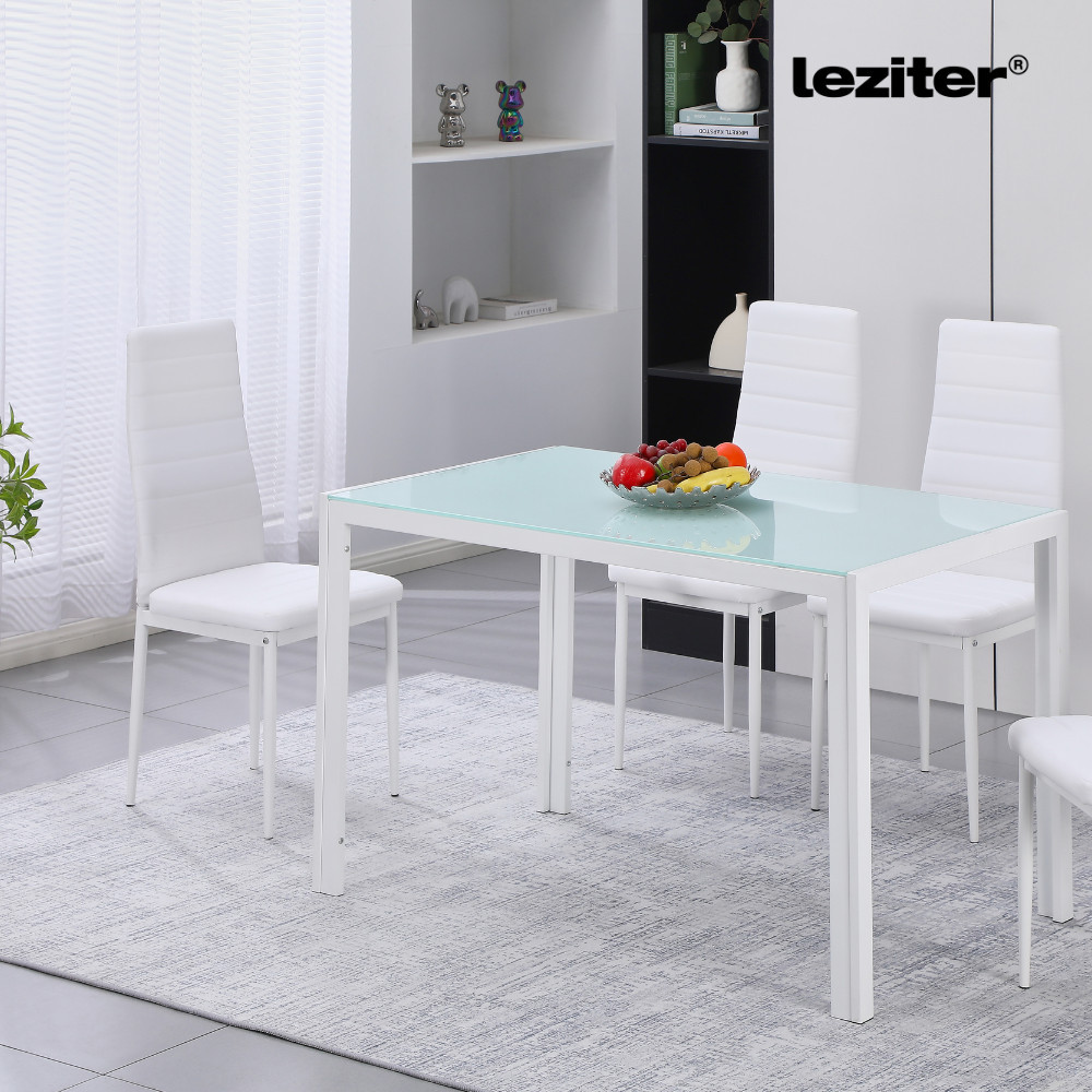 Leziter Masă pătrată Ezra 140 cm din sticlă Mobalis Homvera