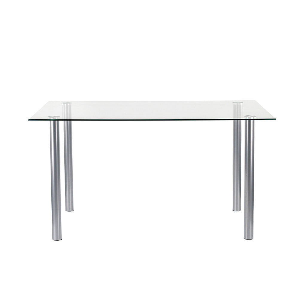 Leziter Masă pătrată din sticlă Berna 140 cm Mobalis Homvera