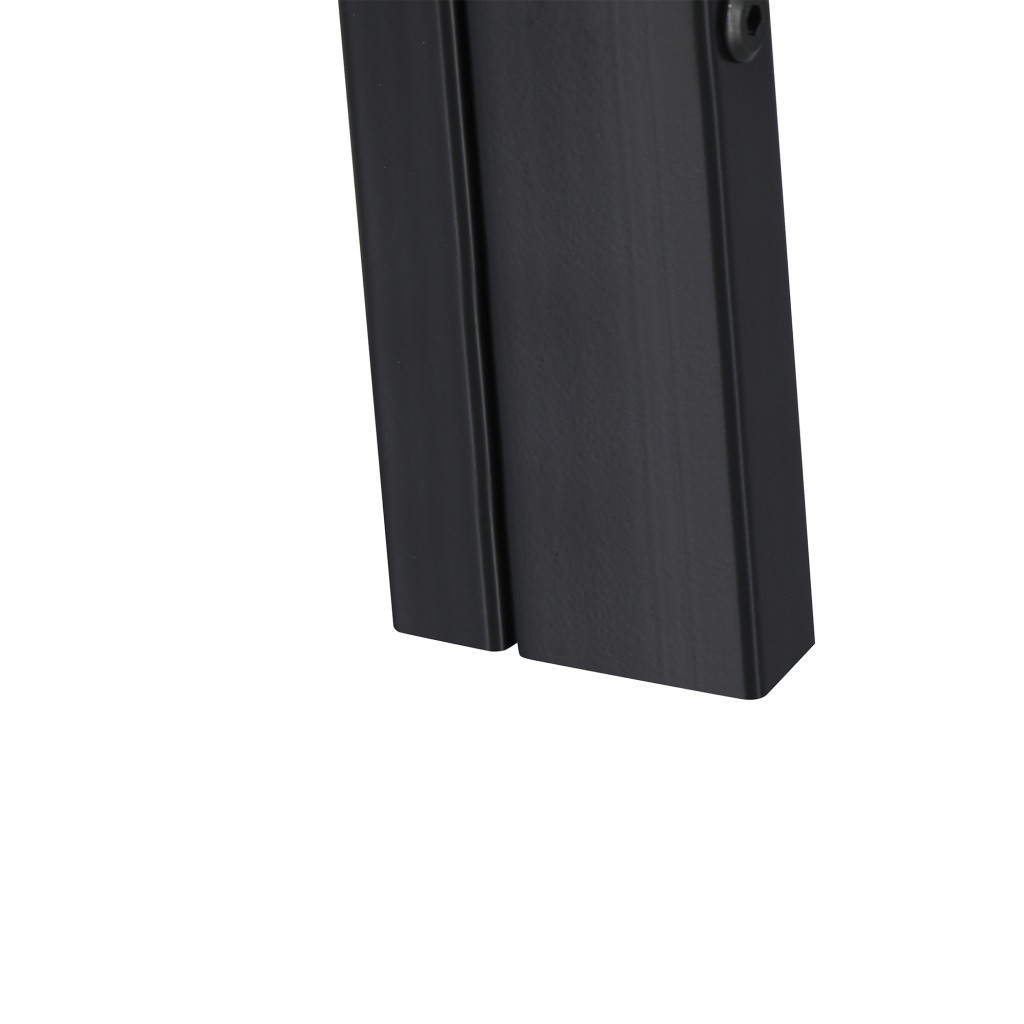 Leziter Masă pătrată din sticlă Clara 120 cm, neagră Mobalis Homvera