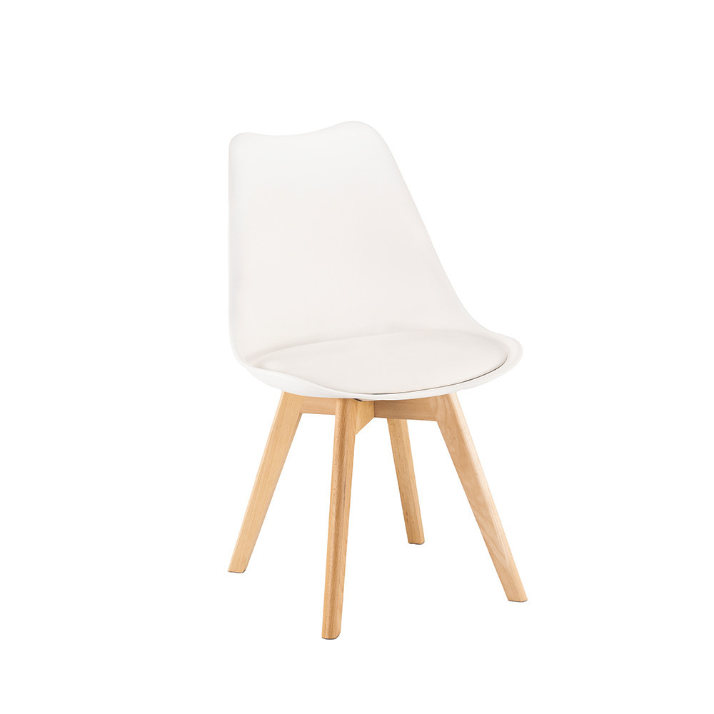 Leziter Scaun de masă Silla alb Mobalis Homvera