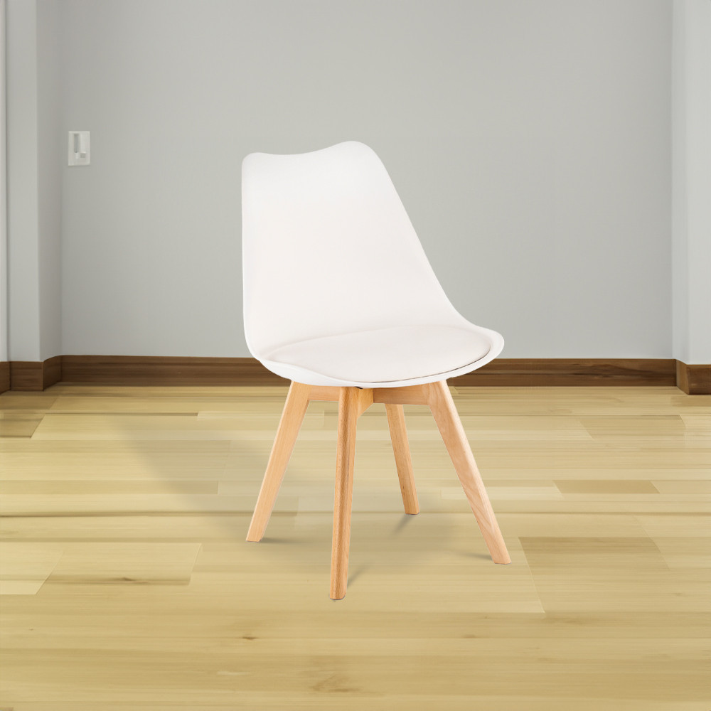 Leziter Scaun de masă Silla alb Mobalis Homvera