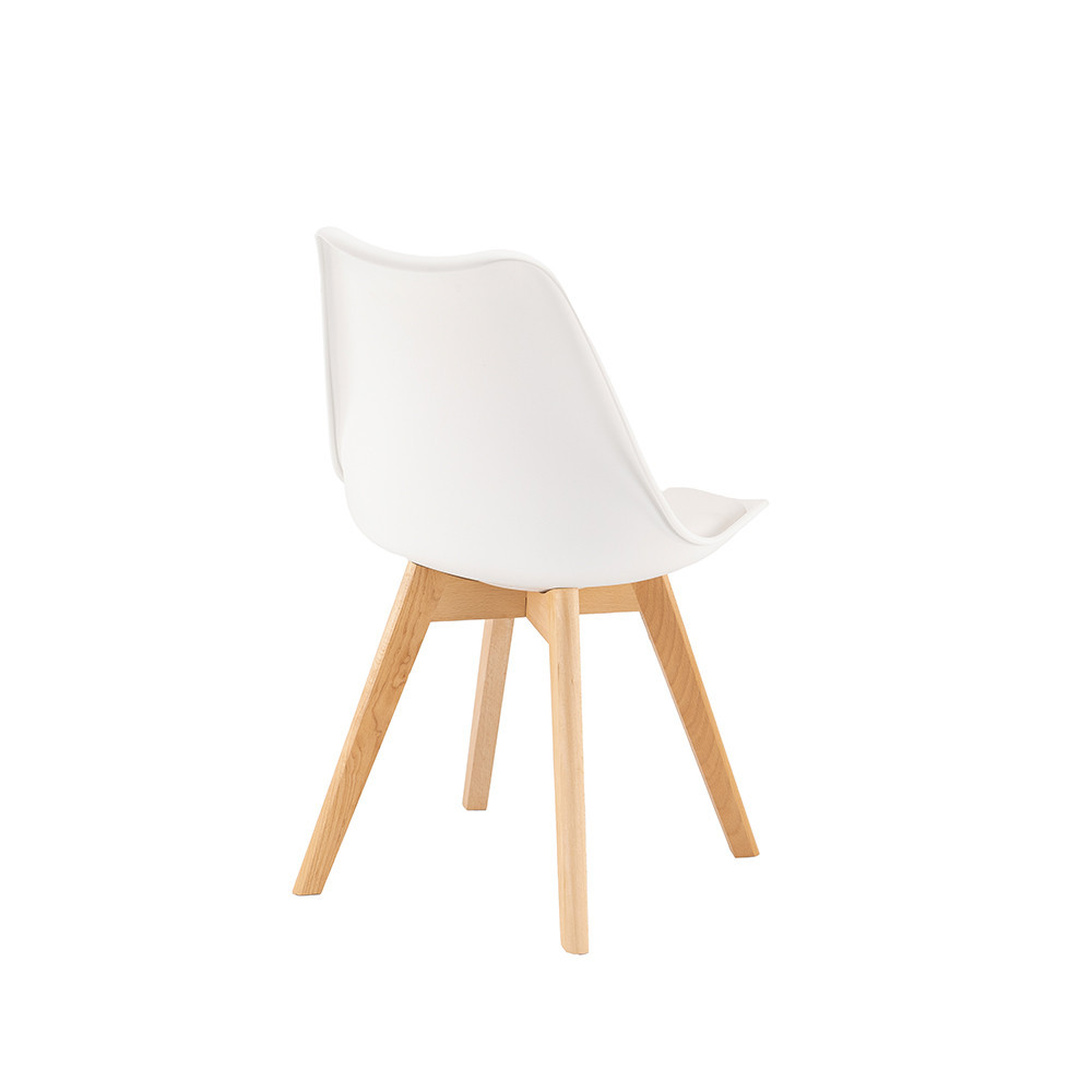 Leziter Scaun de masă Silla alb Mobalis Homvera