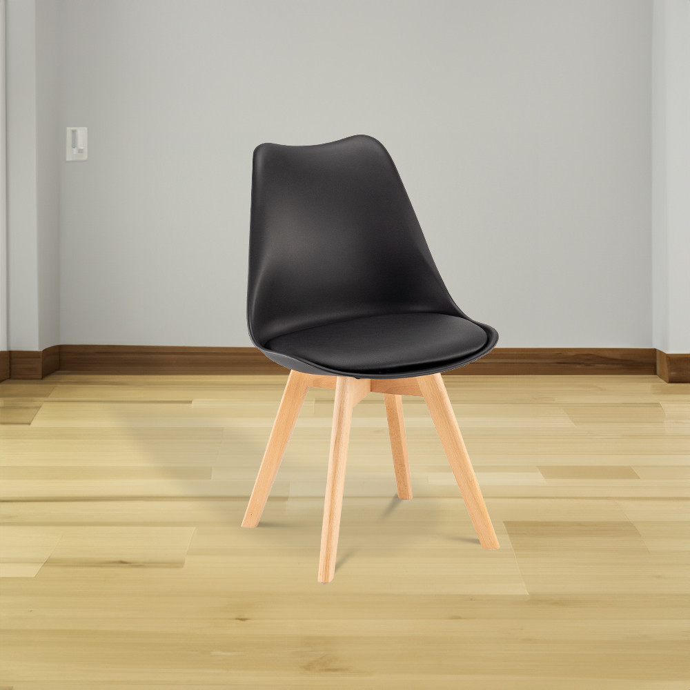 Leziter Scaun de masă Silla negru Mobalis Homvera