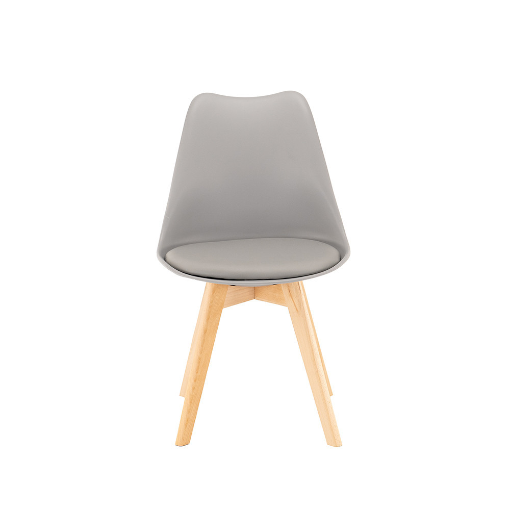 Leziter Scaun de sufragerie Silla 4 buc în gri Mobalis Homvera