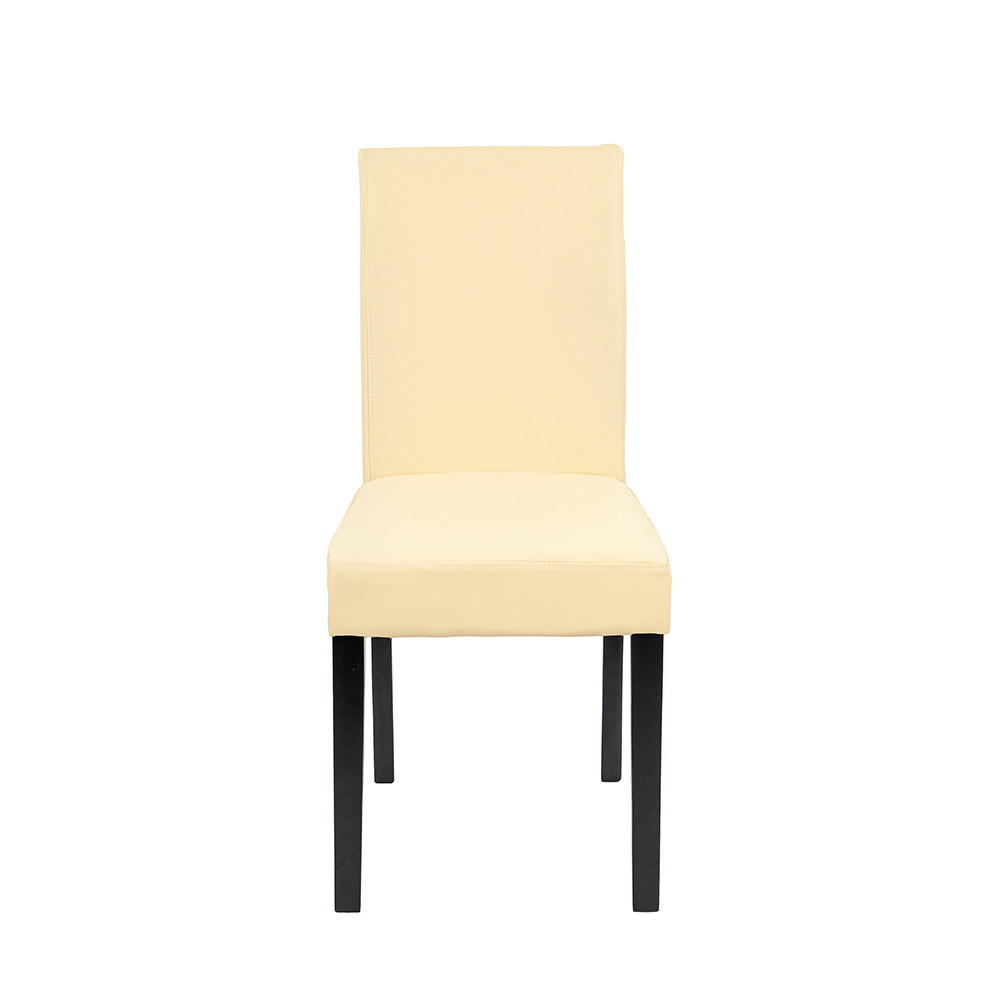 Leziter Scaun de sufragerie din piele Kelly, bej Mobalis Homvera