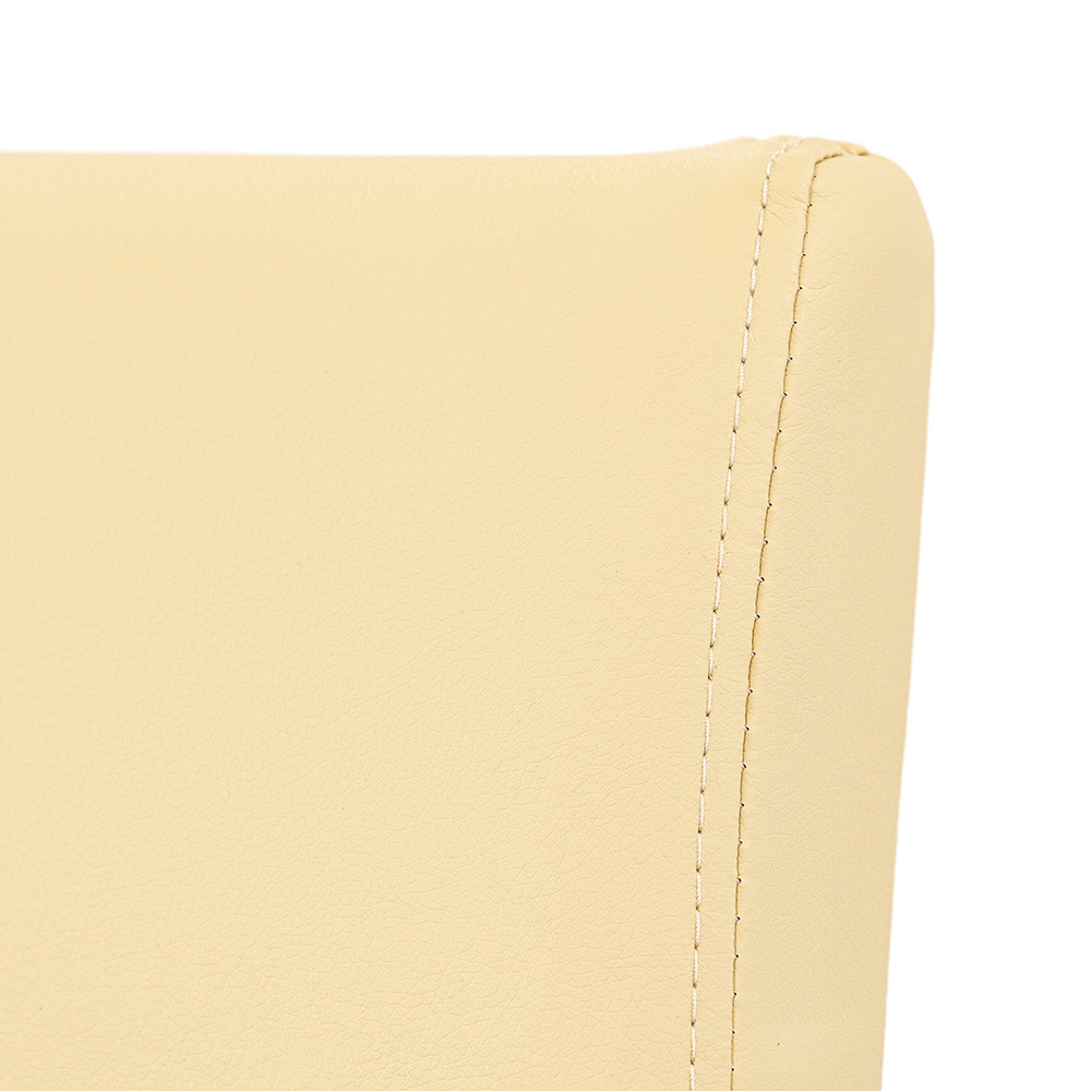 Leziter Scaun de sufragerie din piele Kelly, bej Mobalis Homvera