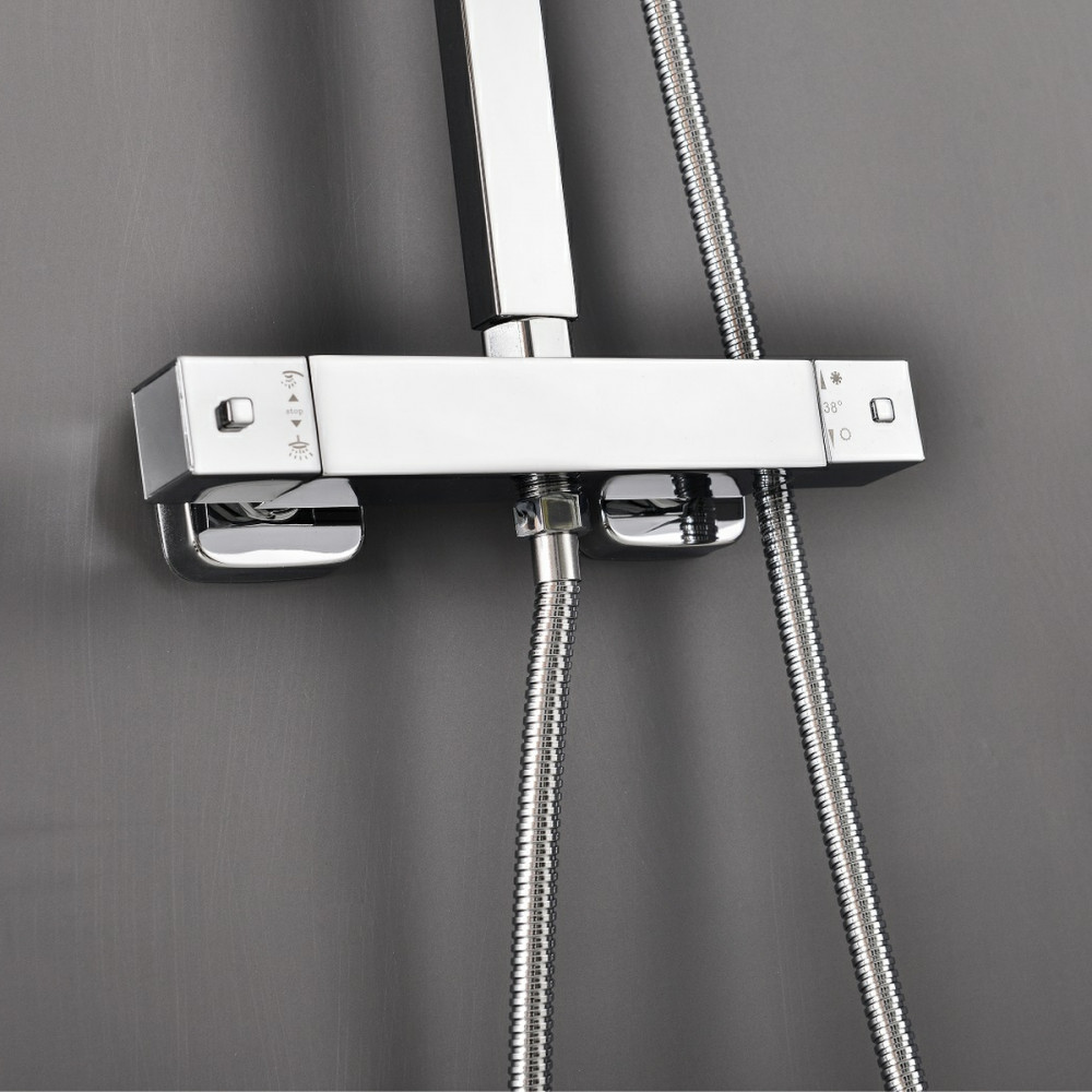 Leziter Set de duș Tullino cu baterie termostatică Mobalis Homvera