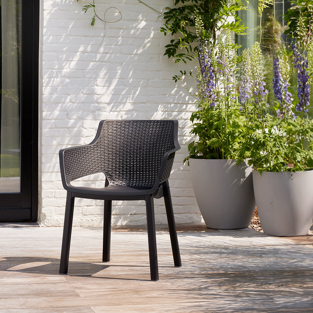 Curver Scaun de grădină din plastic Eva Mobalis Homvera