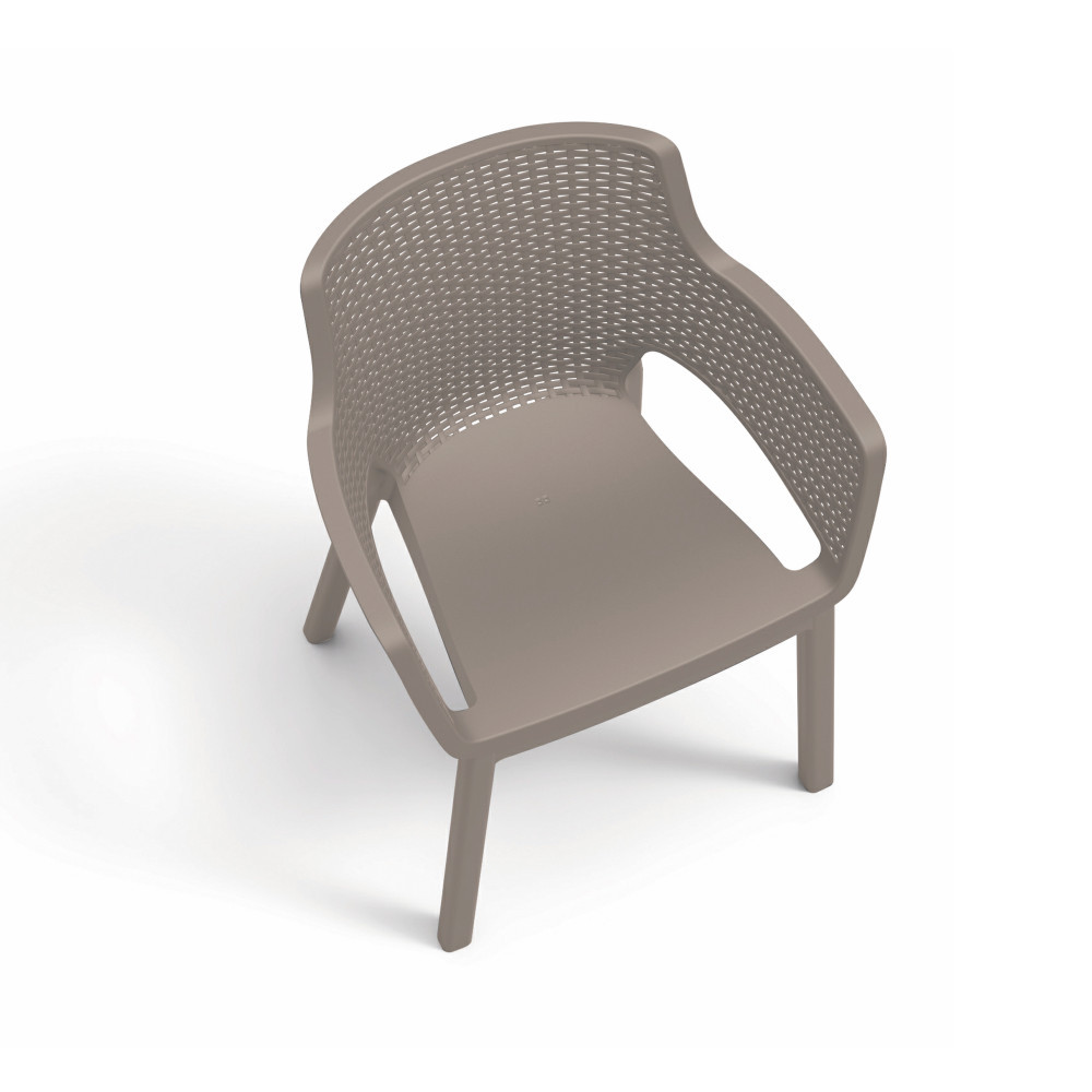 Curver Scaun de grădină din plastic Eva Mobalis Homvera