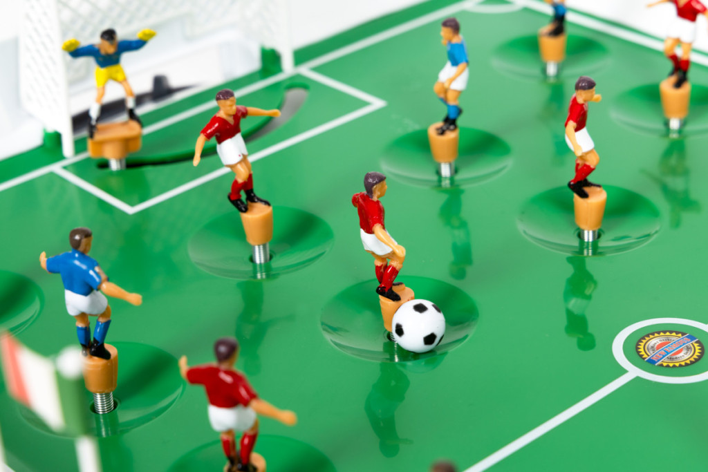 Homelux Mini masă de fotbal de masă cu 22 de jucători Mobalis Homvera