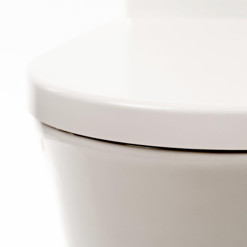 Leziter Combinație de toaletă Paulo fără ramă, cu evacuare inferioară/posterioară și capac cu închidere silențioasă Mobalis Homvera