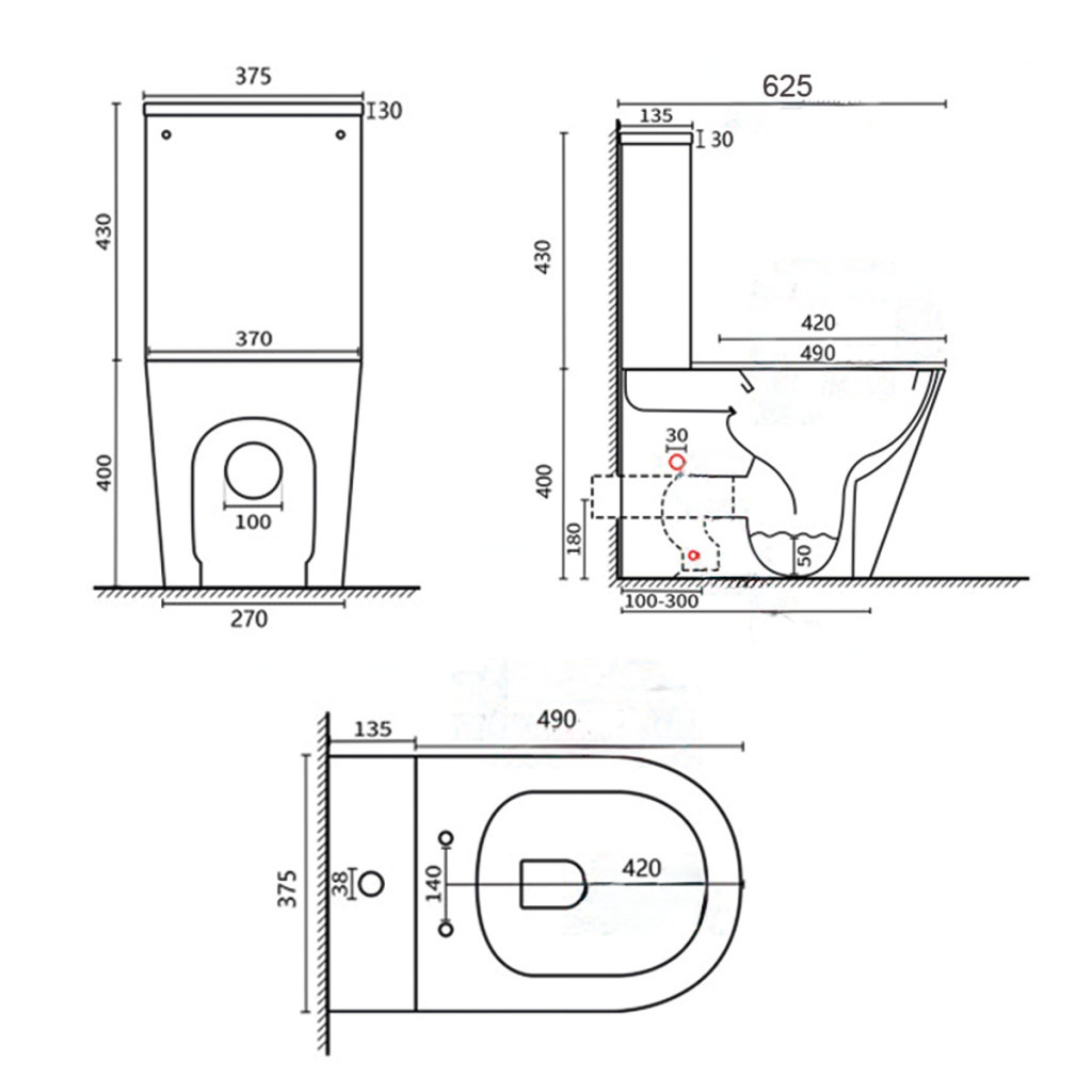 Leziter Combinație de toaletă Paulo fără ramă, cu evacuare inferioară/posterioară și capac cu închidere silențioasă Mobalis Homvera