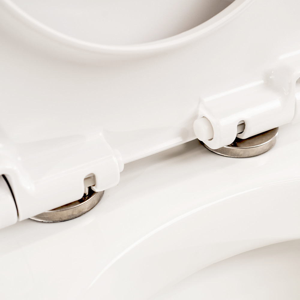 Leziter Combinație de toaletă Paulo fără ramă, cu evacuare inferioară/posterioară și capac cu închidere silențioasă Mobalis Homvera