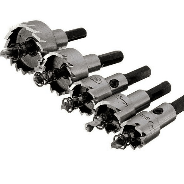 Leziter Set de burghie Ratyer cu 5 piese pentru găuri de precizie Mobalis Homvera