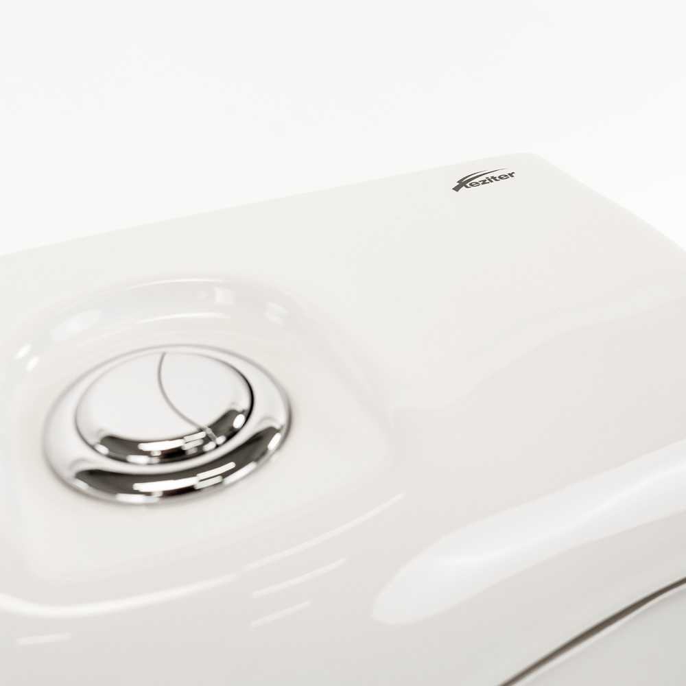 Leziter Vas de toaletă Coral Monobloc cu evacuare inferioară și capac cu închidere silențioasă Mobalis Homvera