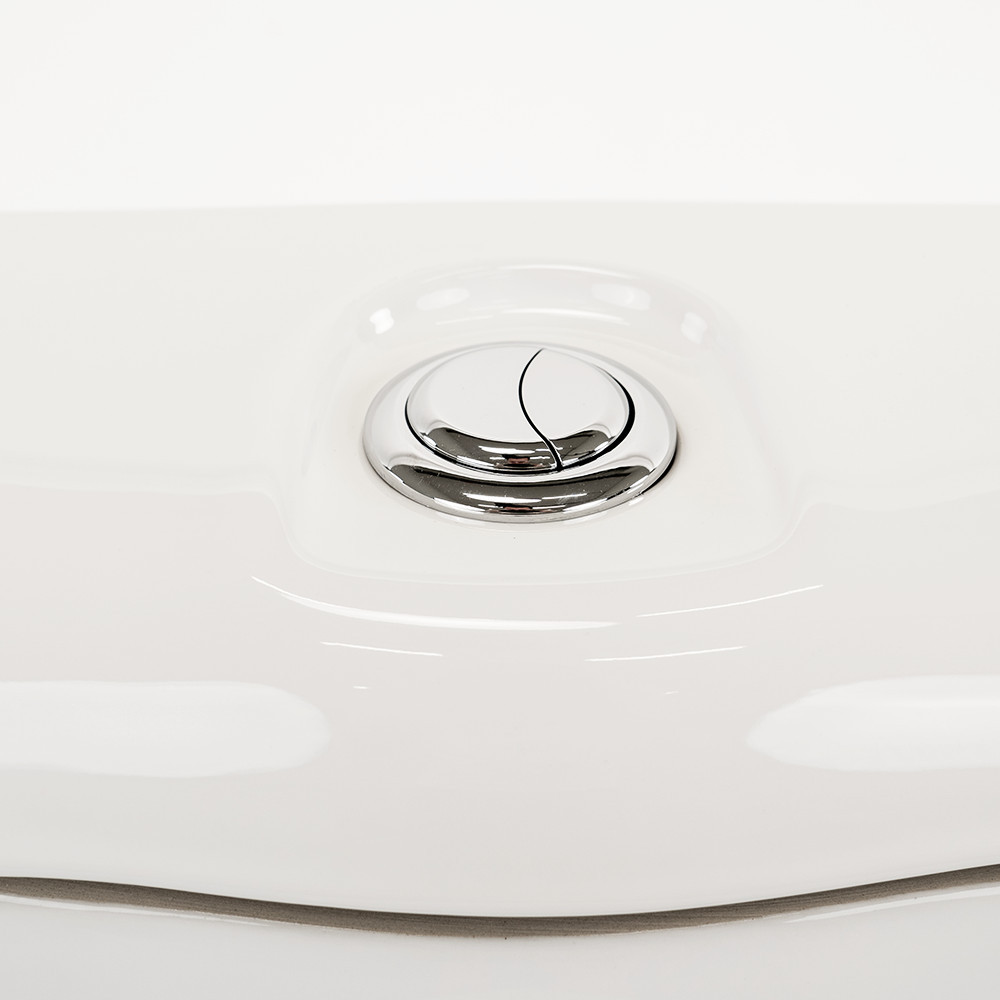 Leziter Vas de toaletă Coral Monobloc cu evacuare inferioară și capac cu închidere silențioasă Mobalis Homvera