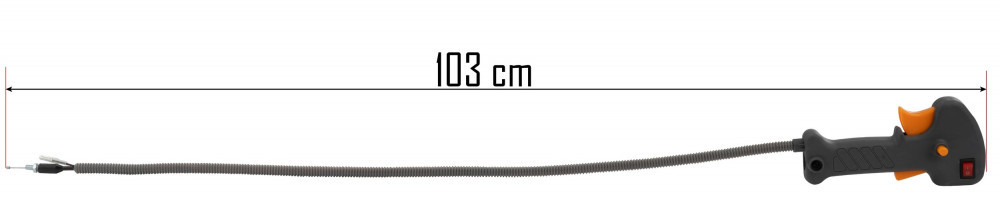 Powermat Maneta de accelerație pentru mașina de tuns iarba pe benzină PM-KS-600T-RG Mobalis Homvera