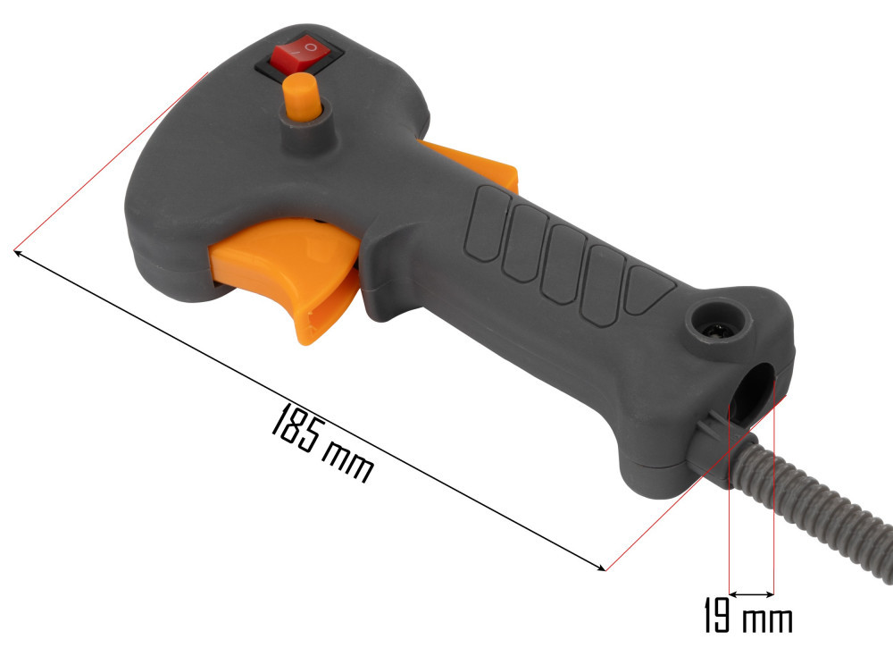 Powermat Maneta de accelerație pentru mașina de tuns iarba pe benzină PM-KS-600T-RG Mobalis Homvera