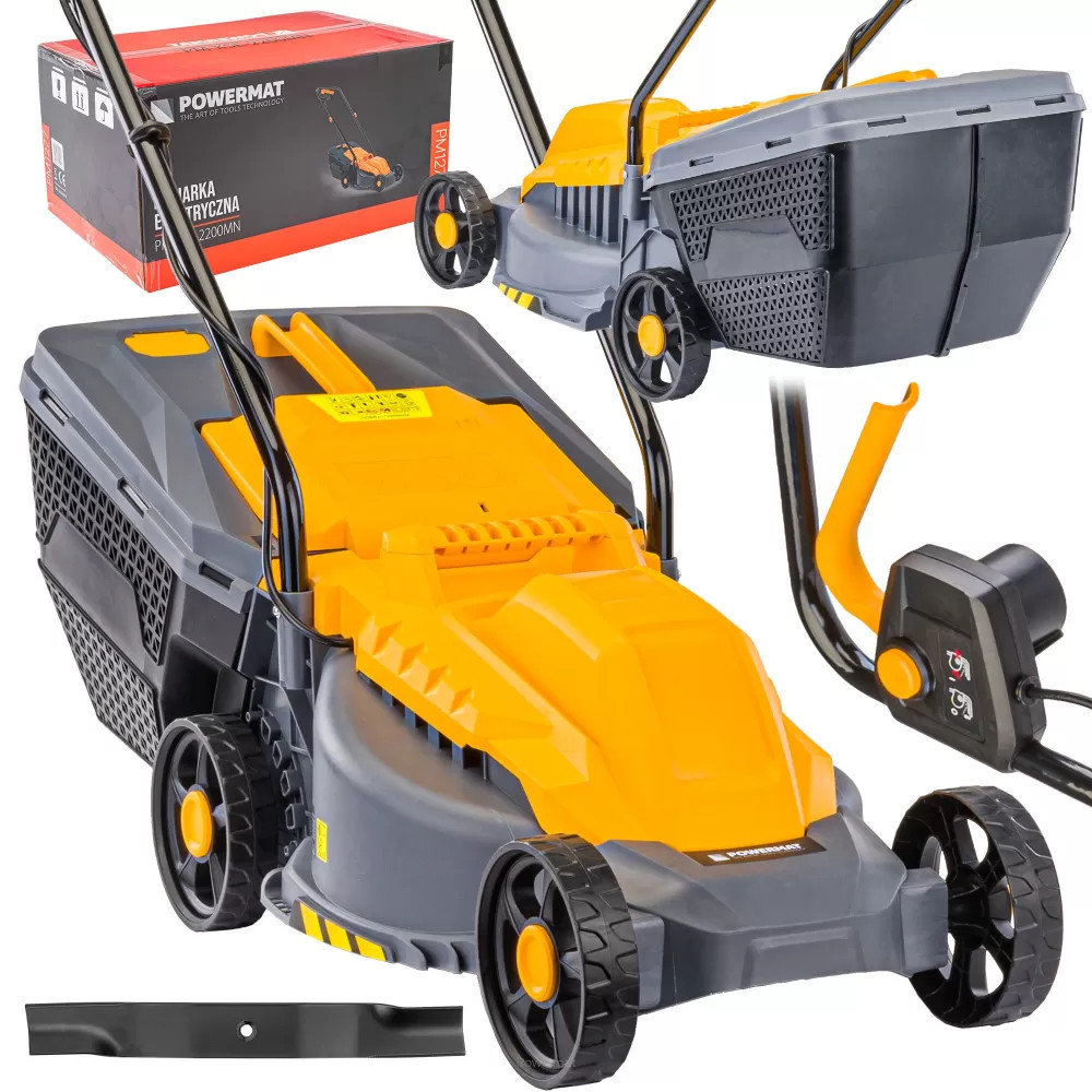 Powermat Mașină de tuns iarba electrică 2200W PM-KSE-2200MN Mobalis Homvera