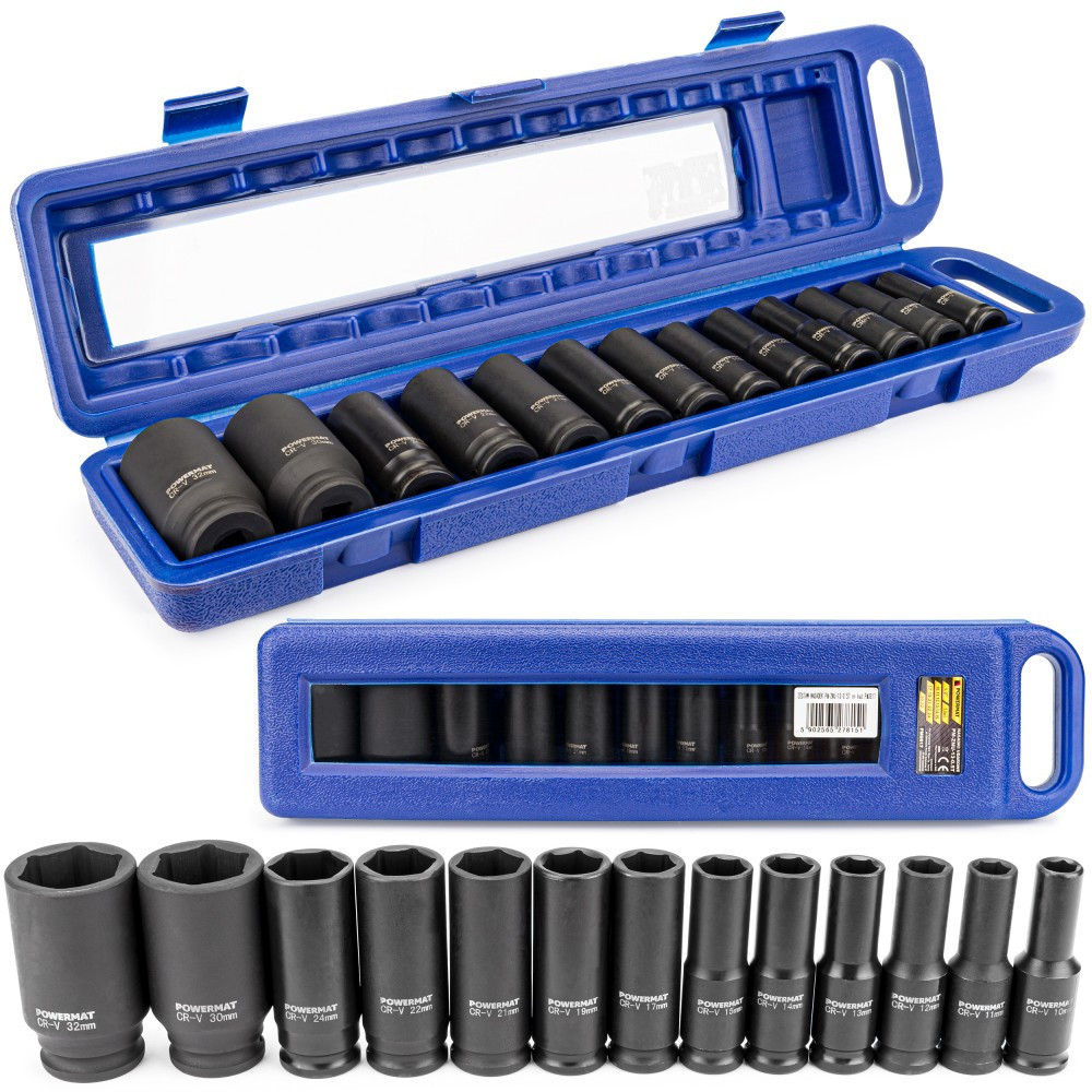 Powermat Set șurubelnițe cu impact 10-32 1/2'' PM-ZNU-13-0.5T Mobalis Homvera