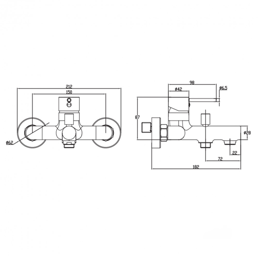 Wellis Robinet de cadă Comino Mobalis Homvera