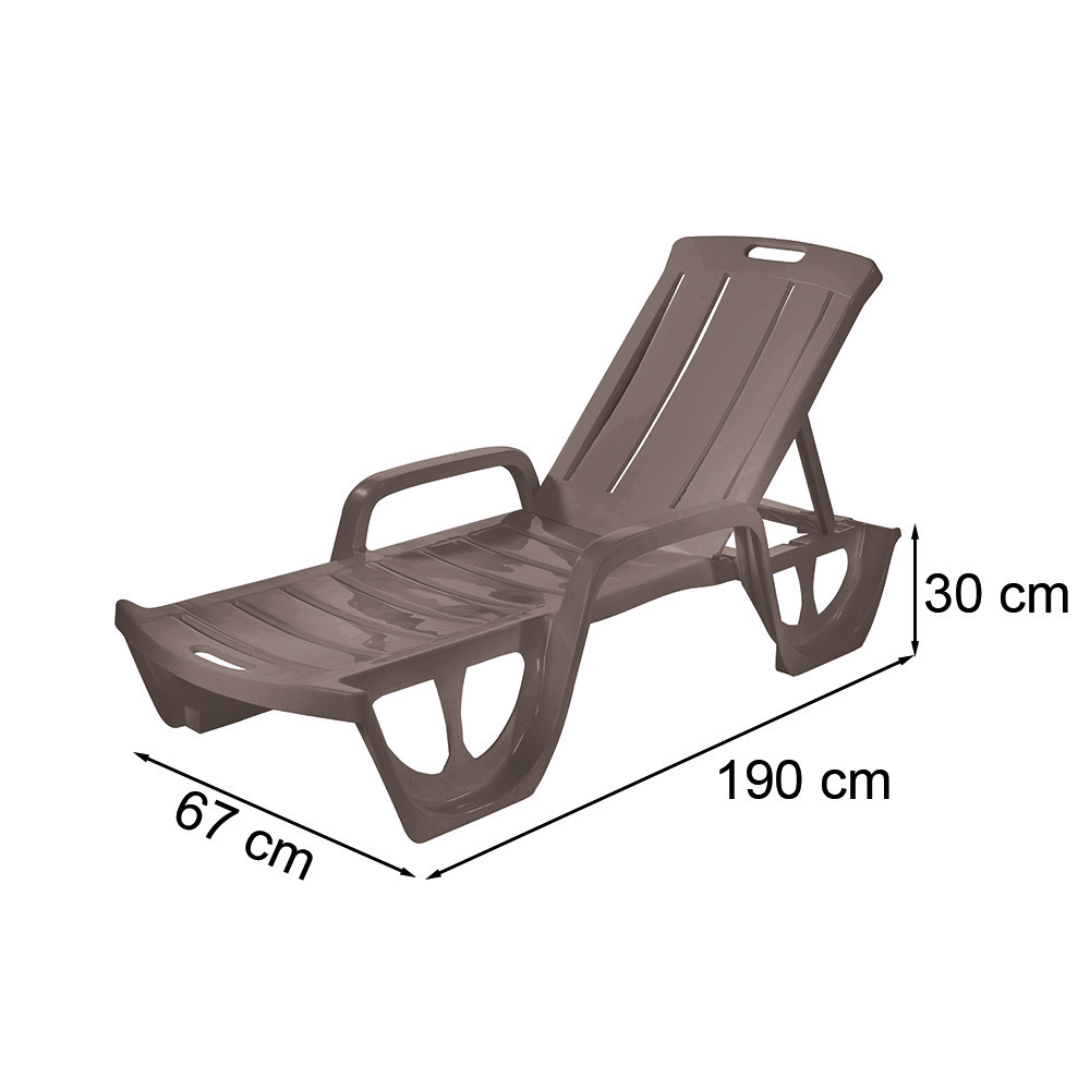 Curver Șezlong de grădină Florida Mobalis Homvera