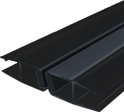 Kerra Încuietoare magnetică neagră UMAG 5 pentru ușile de duș Kerra Mobalis Homvera