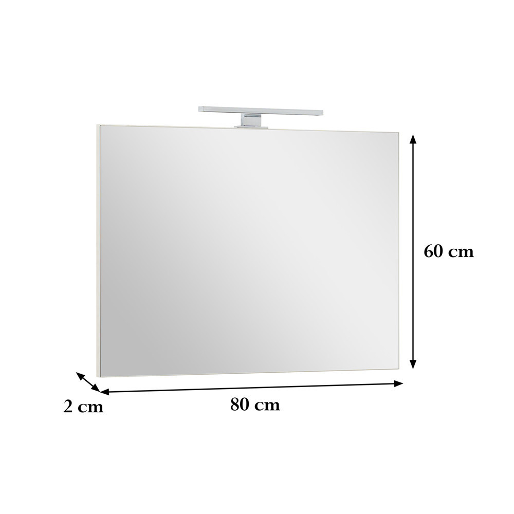 Leziter Oglindă Cube 80 Mobalis Homvera