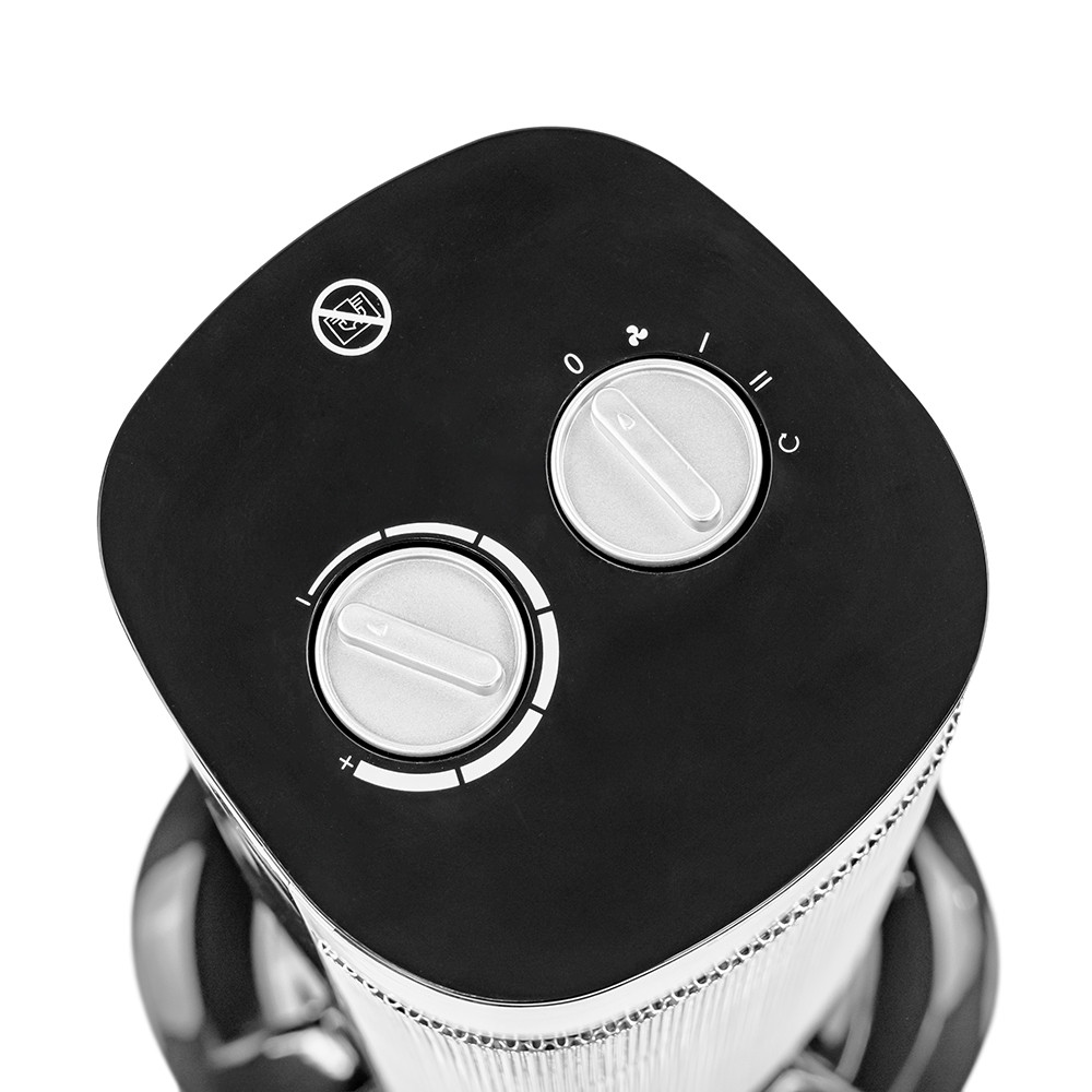 Leziter Ventilator coloană cu încălzire electrică Therma 1100W / 2000W Mobalis Homvera