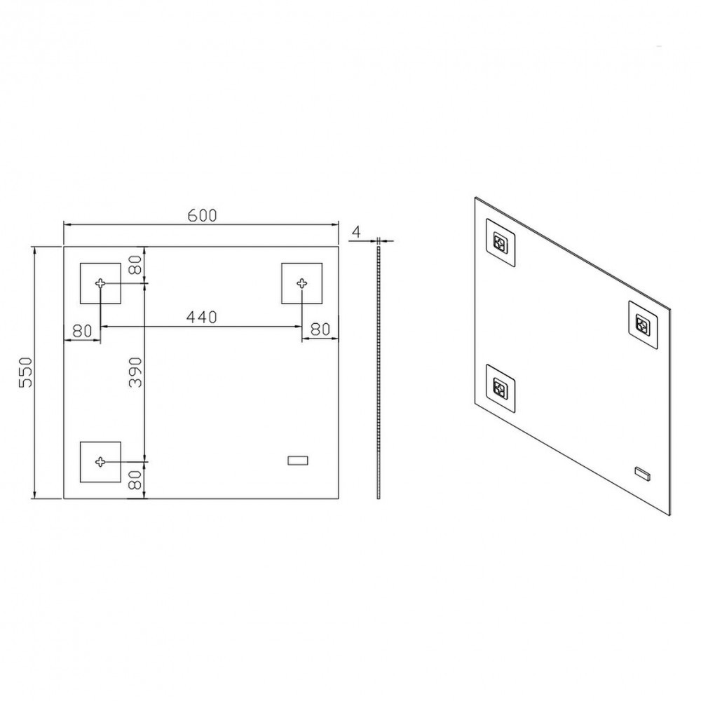 Wellis Oglindă de perete Ginger 60 Mobalis Homvera