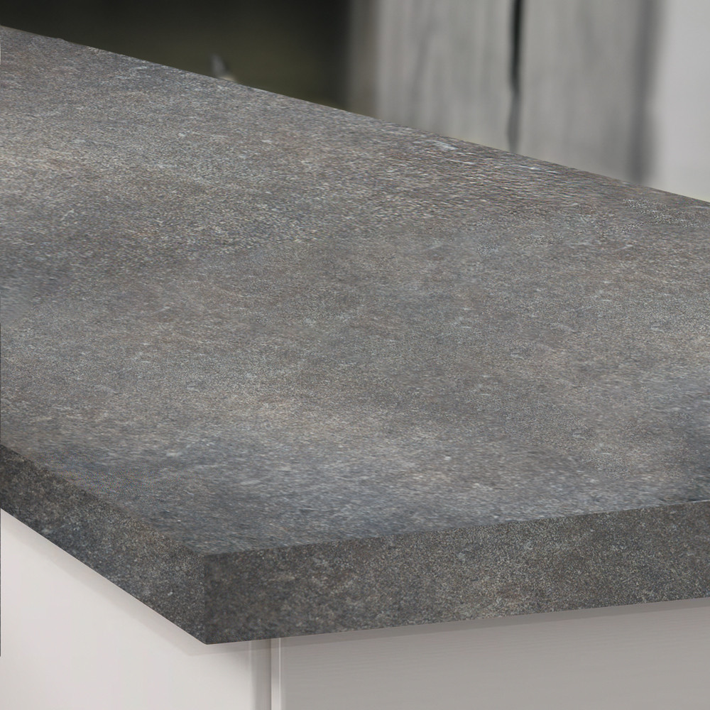 Leziter Blat de bucătărie 220 x 60 x 3,8 cm Beton Mobalis Homvera