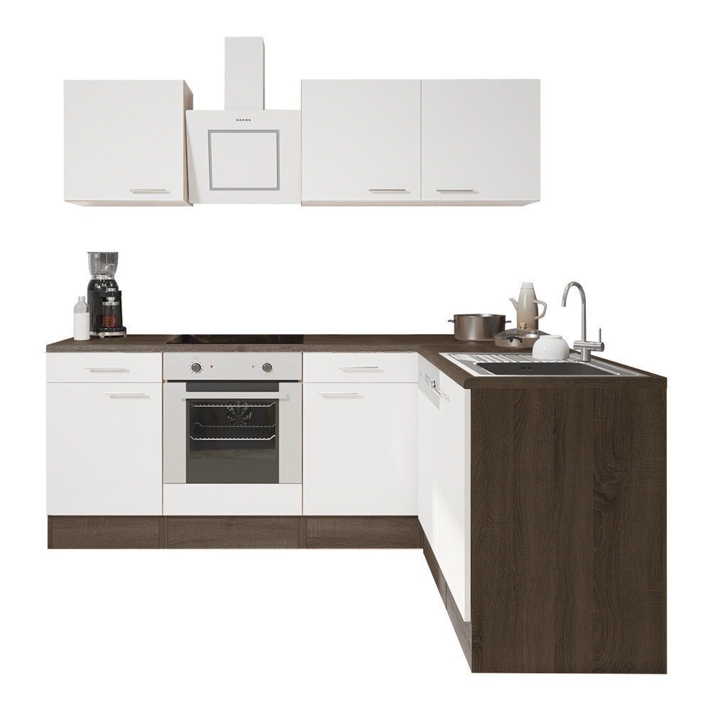 Leziter Dulap de bucătărie de colț Yorki 220 cu cuptor de jos Mobalis Homvera