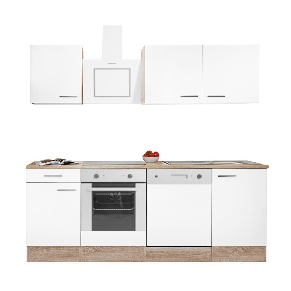 Leziter Mobilă de bucătărie Yorki 220 cu design de cuptor inferior Mobalis Homvera