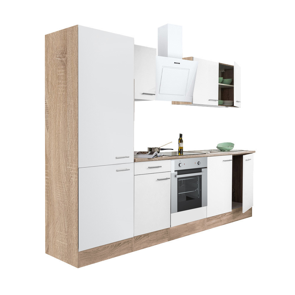 Leziter Mobilă de bucătărie Yorki 270 cu cuptor inferior și rafturi Mobalis Homvera