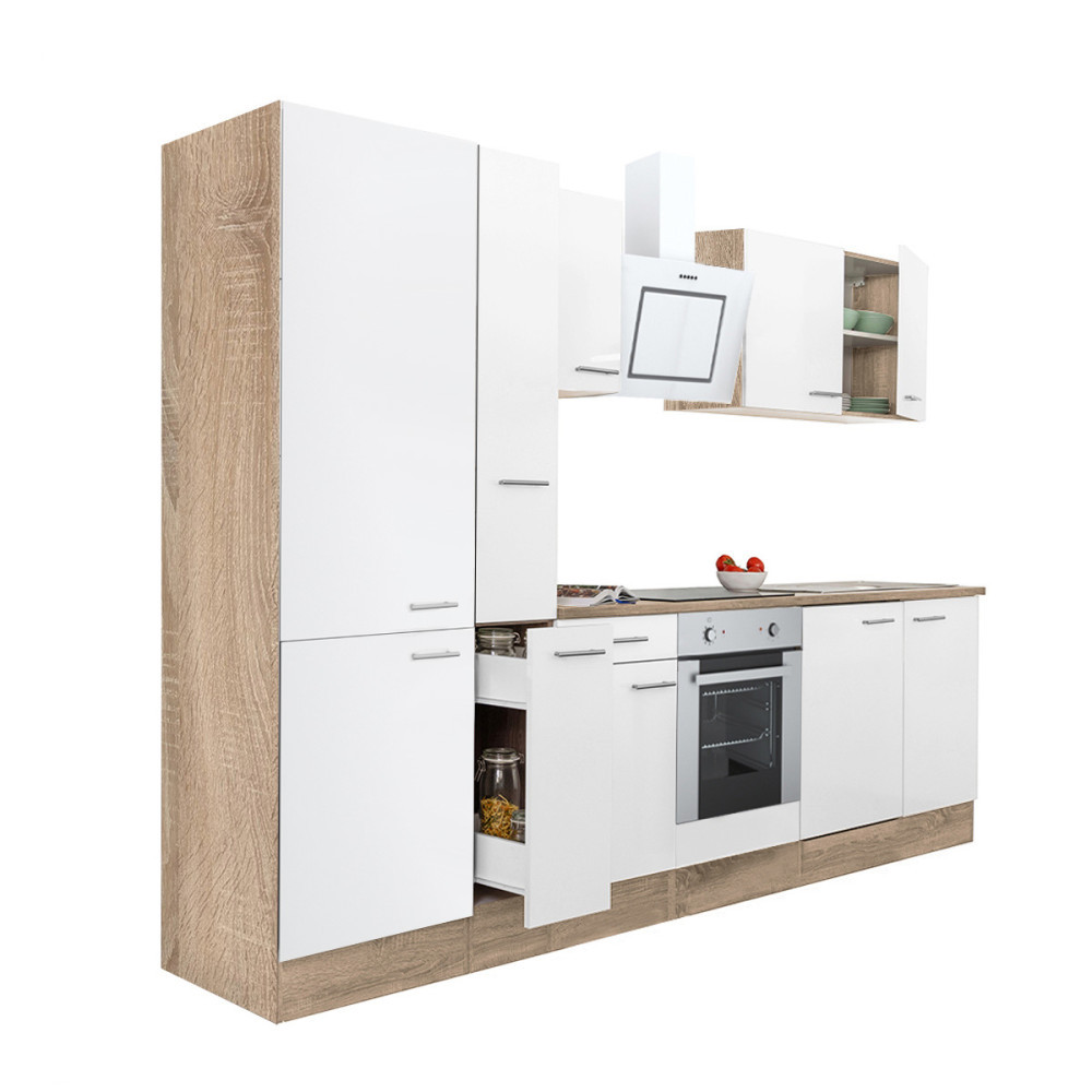 Leziter Mobilă de bucătărie Yorki 300 cu cuptor inferior și rafturi Mobalis Homvera