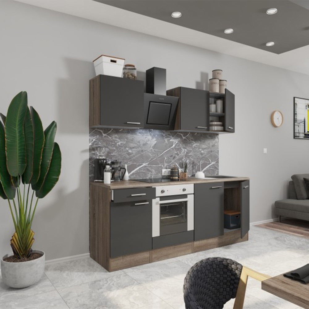 Leziter Mobilier de bucătărie Yorki 210, design cuptor inferior Mobalis Homvera