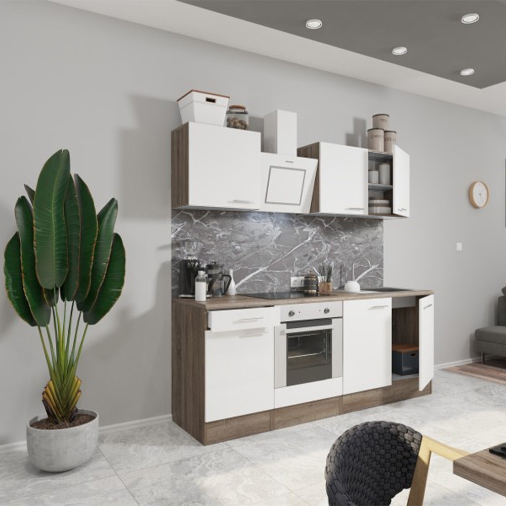 Leziter Mobilier de bucătărie Yorki 210, design cuptor inferior Mobalis Homvera