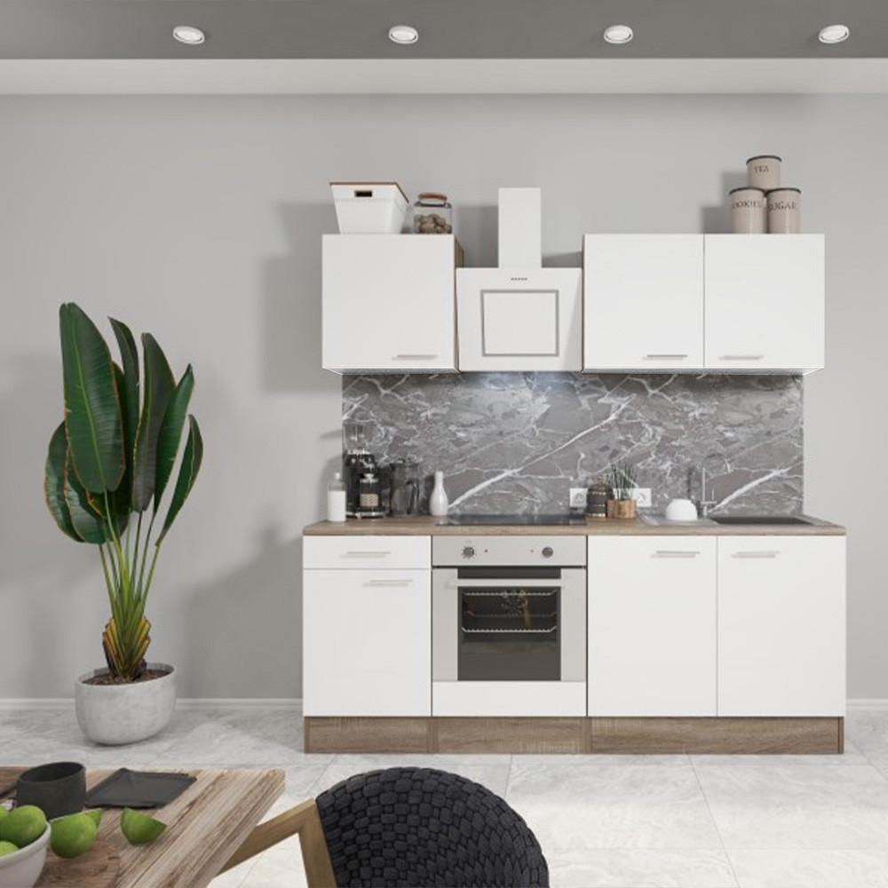 Leziter Mobilier de bucătărie Yorki 210, design cuptor inferior Mobalis Homvera