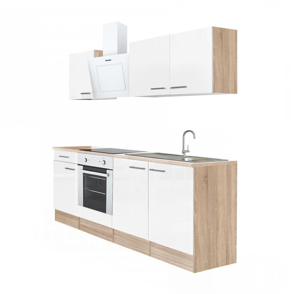 Leziter Mobilier de bucătărie Yorki 210, design cuptor inferior Mobalis Homvera