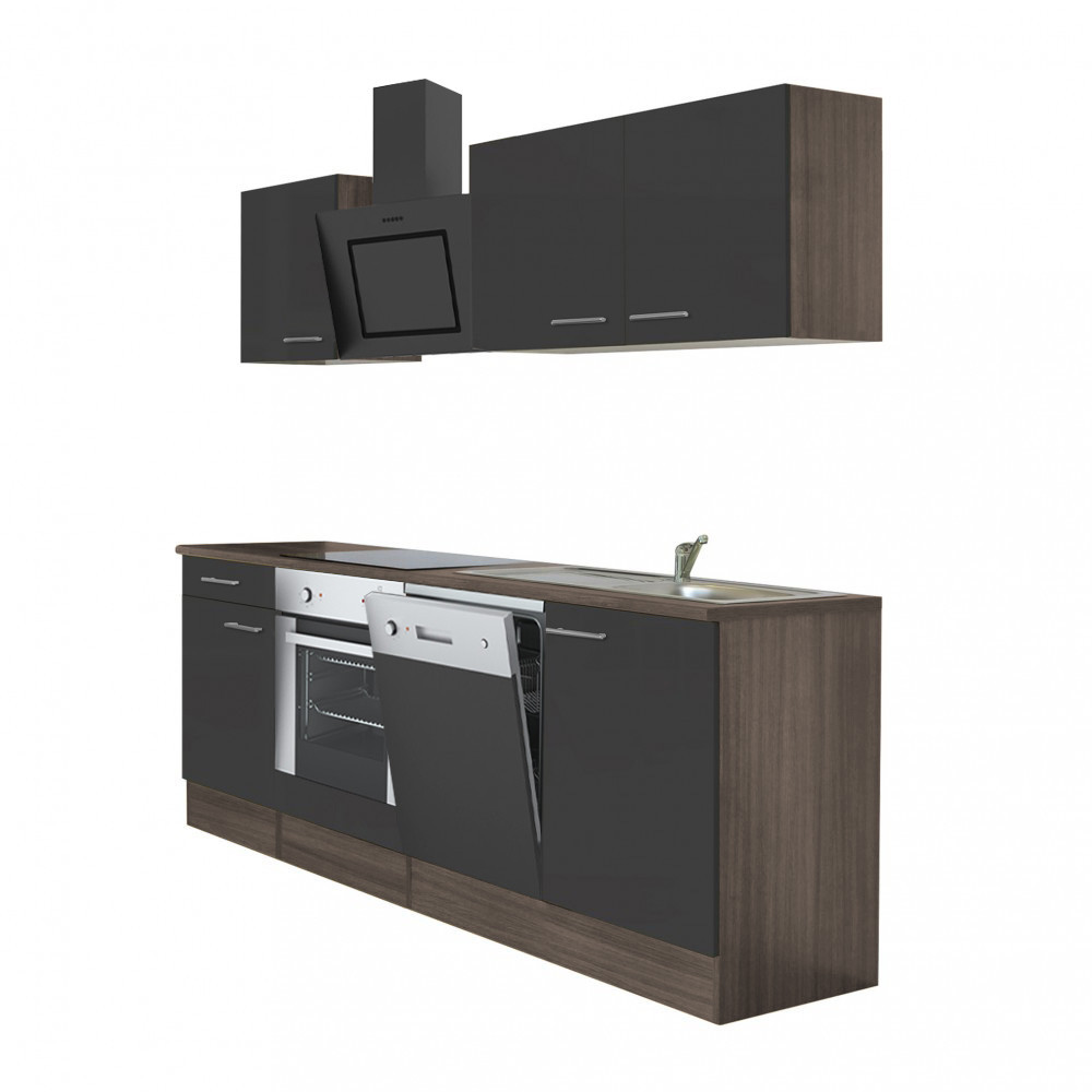 Leziter Mobilier de bucătărie Yorki 220, design cuptor inferior Mobalis Homvera