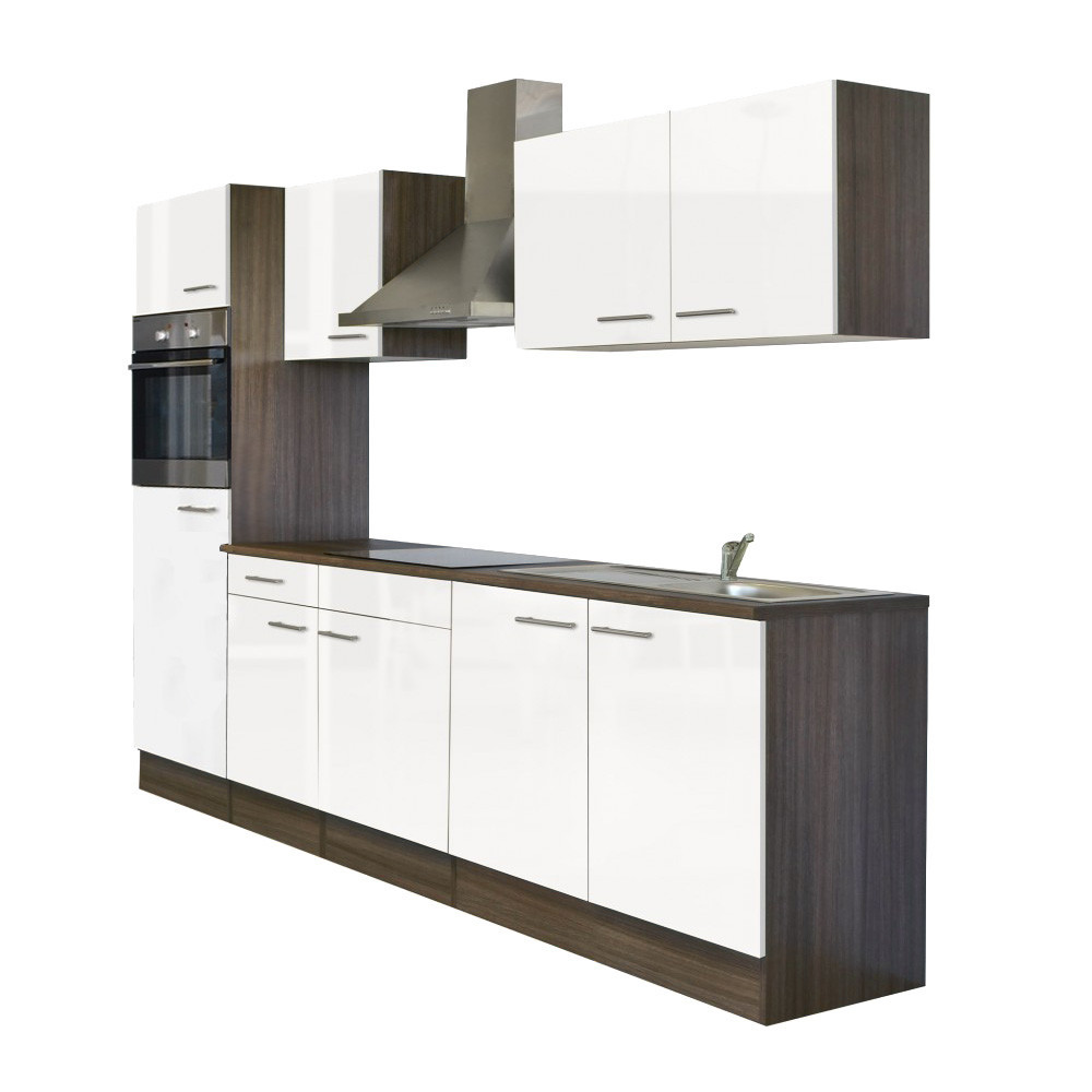 Leziter Mobilier de bucătărie Yorki 270 cu cuptor și cuptor cu microunde Mobalis Homvera