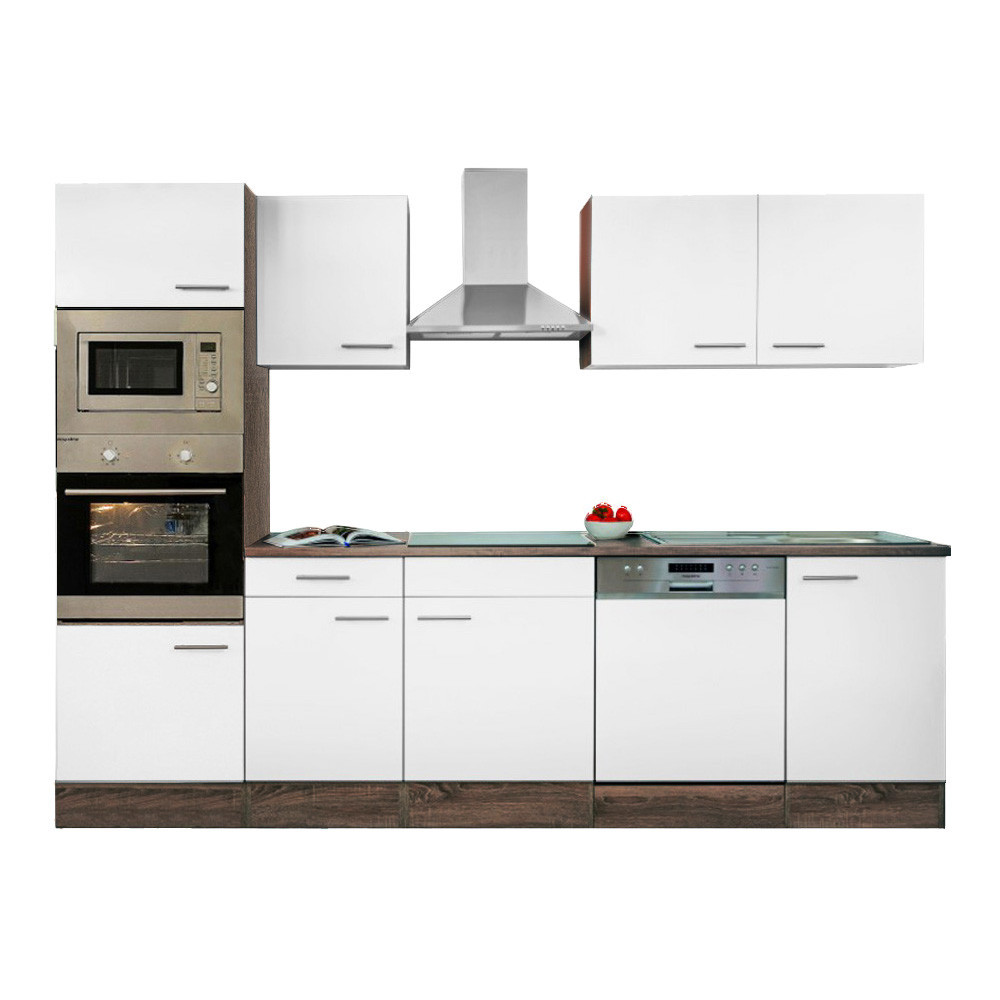 Leziter Mobilier de bucătărie Yorki 280 cu cuptor și cuptor cu microunde Mobalis Homvera