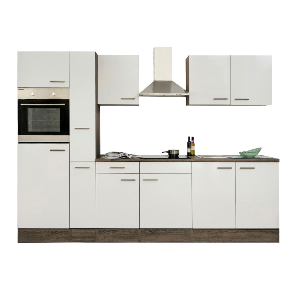 Leziter Mobilier de bucătărie Yorki 300 cu cuptor și cuptor cu microunde Mobalis Homvera