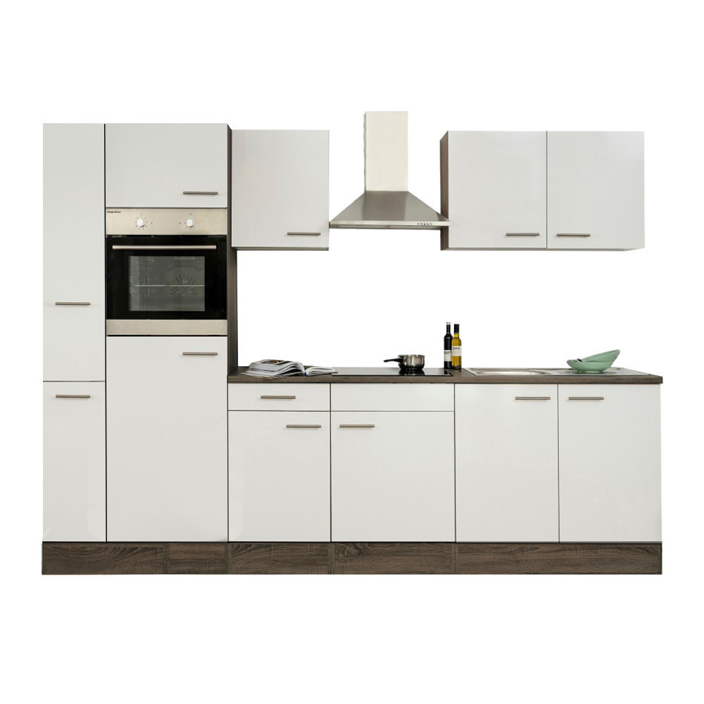 Leziter Mobilier de bucătărie Yorki 300 cu cuptor și cuptor cu microunde Mobalis Homvera