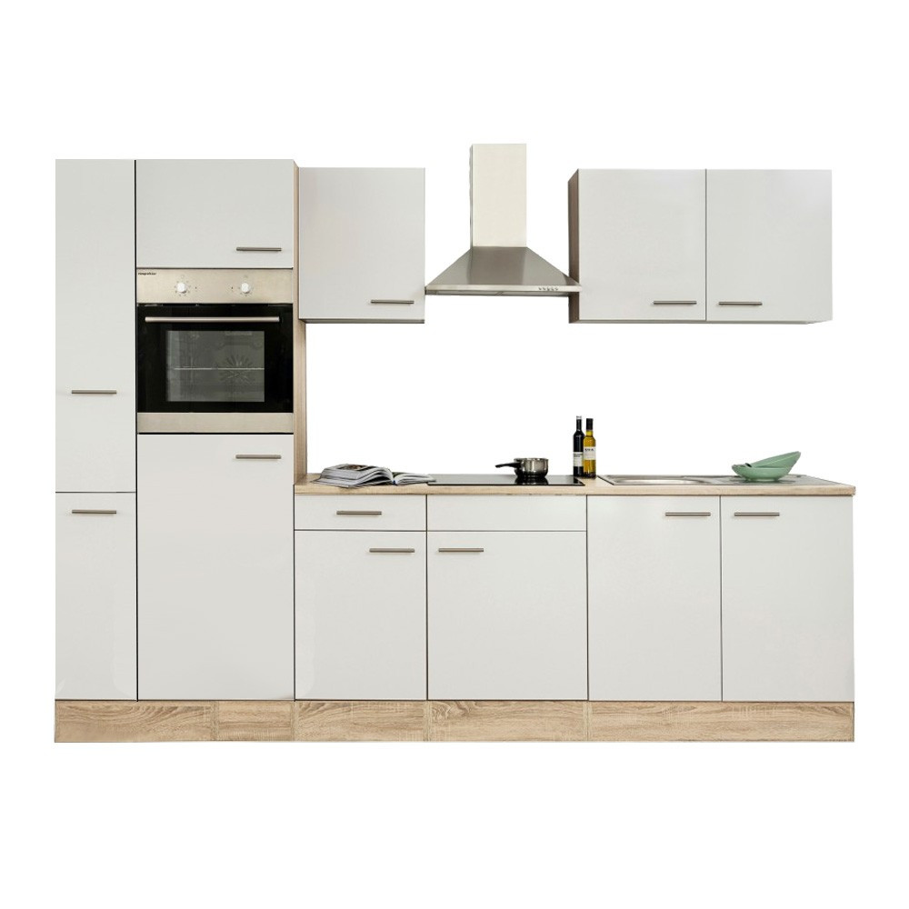 Leziter Mobilier de bucătărie Yorki 300 cu cuptor și cuptor cu microunde Mobalis Homvera