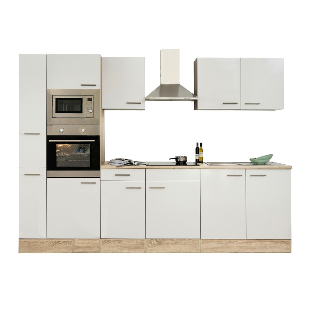 Leziter Mobilier de bucătărie Yorki 300 cu cuptor și cuptor cu microunde Mobalis Homvera