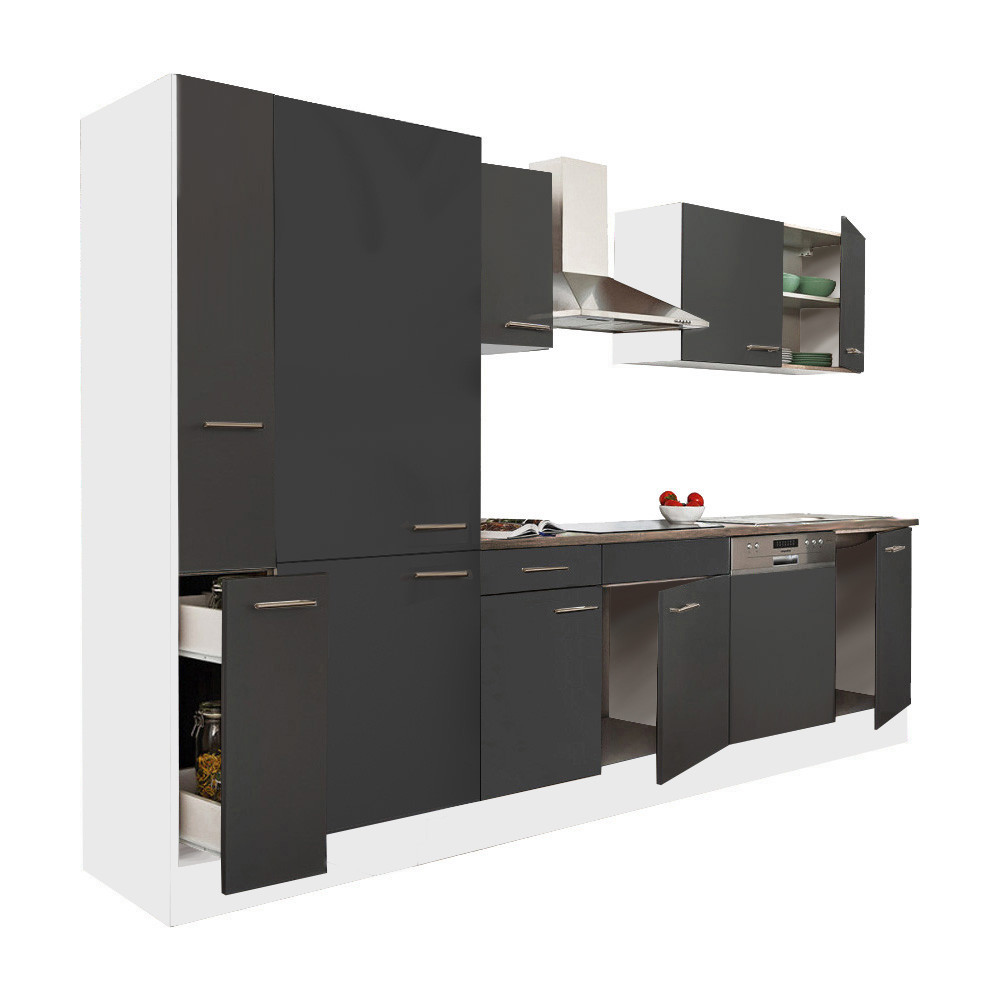 Leziter Mobilier de bucătărie Yorki 310 cu rafturi Mobalis Homvera