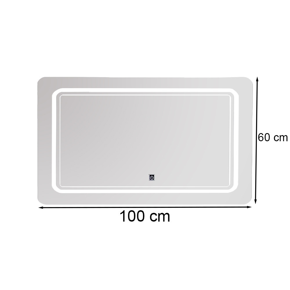 Leziter Oglindă Vid 100 cu iluminare LED Mobalis Homvera