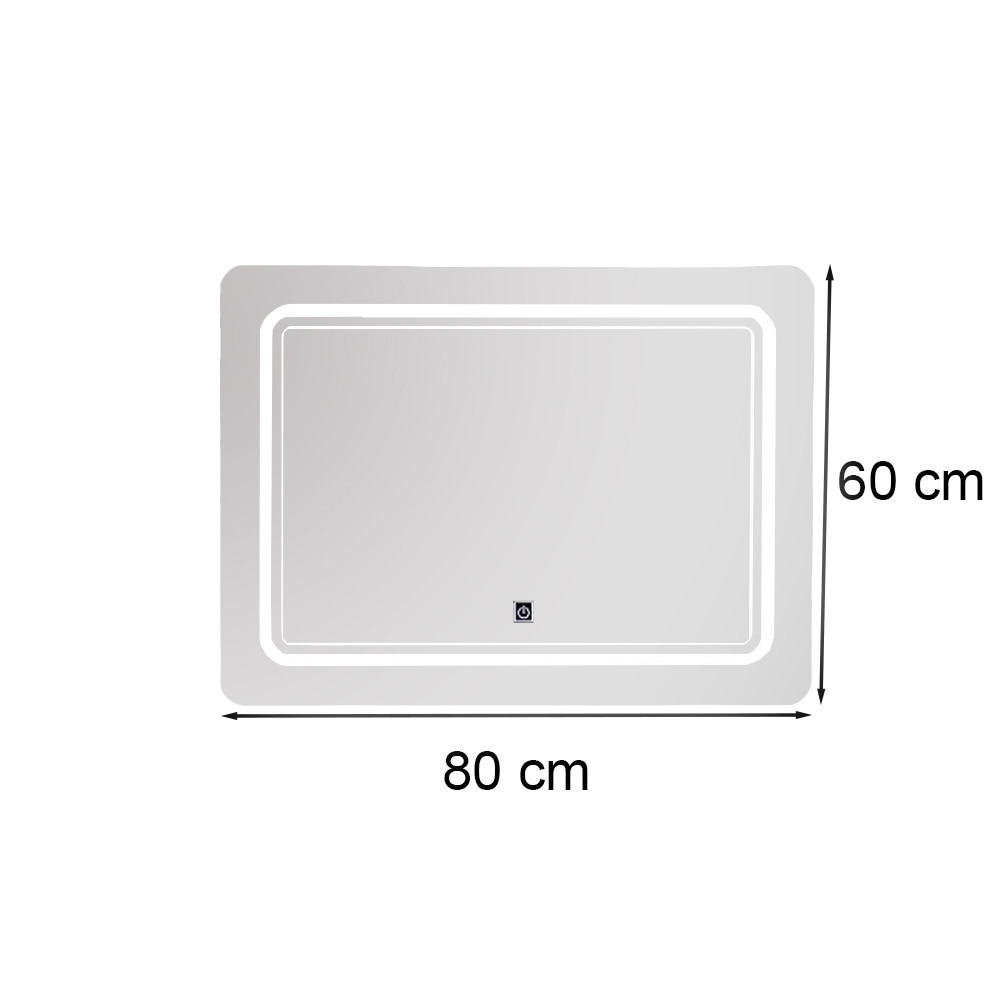 Leziter Oglindă Vid 80 cu iluminare LED Mobalis Homvera