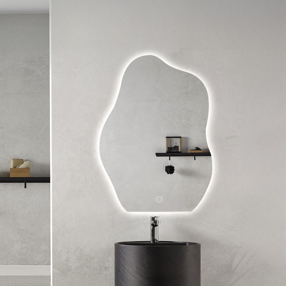 Leziter Oglindă Wave 60 cu iluminare LED Mobalis Homvera